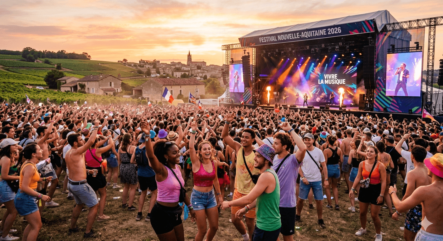 Festivals Nouvelle-Aquitaine 2026 : le calendrier complet pour ne rien rater